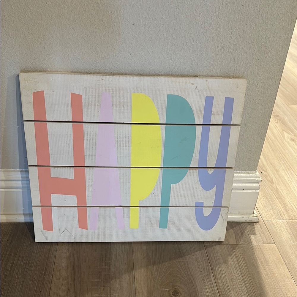 Hobby Lobby “Happy” Wall Art